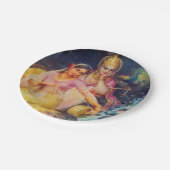 Papieren bord Radha en Krishna (Gekanteld)