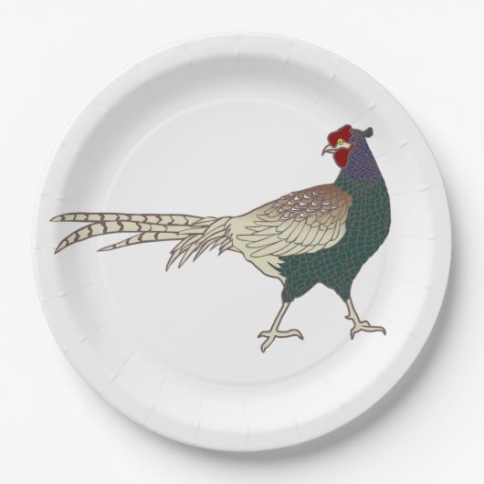 Papieren bord  retro Schatende vogel (Voorkant)