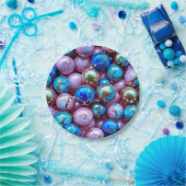 Papieren bord rond 18 cm (Feest)