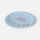 Papieren Bord - Santa en Sleigh (Gekanteld)