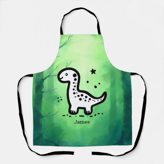 Papieren Bord Schort (Voorkant)