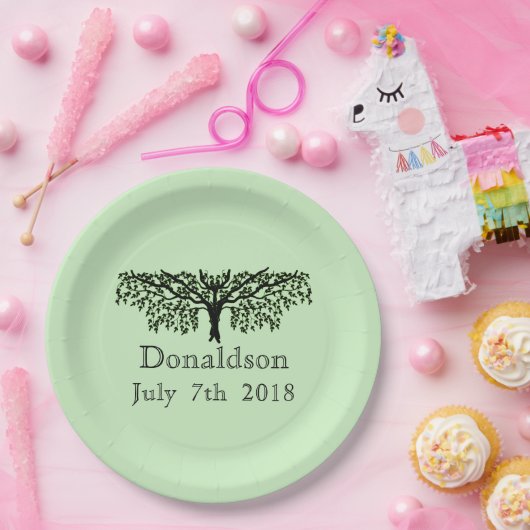 Papieren Bord - serie boomreünie (Feest)