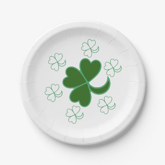 Papieren Bord - Shamrocks (Voorkant)