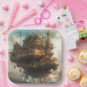 Papieren Bord: Steampunk Voyage Bordje (Feest)