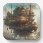 Papieren Bord: Steampunk Voyage Bordje (Voorkant)