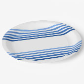 Papieren Bord - tinten van blauwe diagonale strepe (Gekanteld)