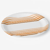 Papieren Bord - tinten van Oranje diagonale strepe (Gekanteld)