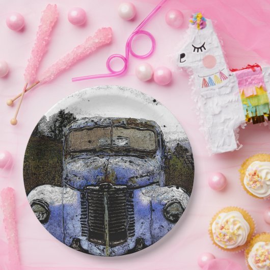 Papieren Bord  Truck (Feest)