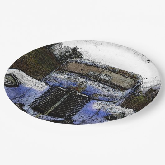 Papieren Bord  Truck (Gekanteld)