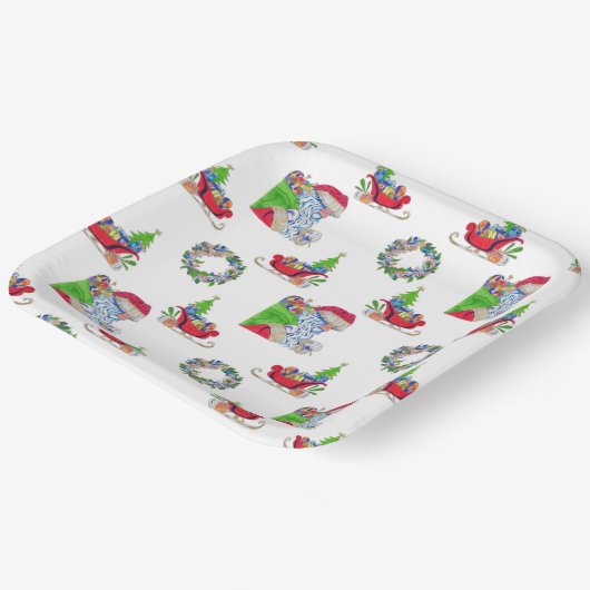 Papieren Bord Vakantie (Gebogen)