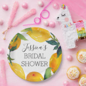 Papieren bord van citroen citrus (Feest)