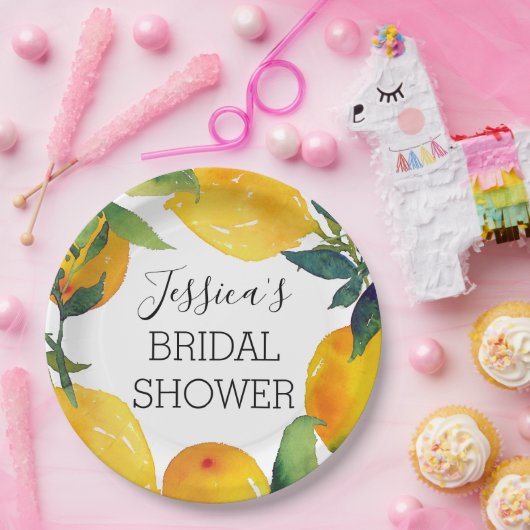 Papieren bord van citroen citrus (Feest)