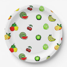 Papieren Bord van de Fruits & Veggies Graphics