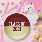 Papieren bord van de klas van 2021 (Feest)