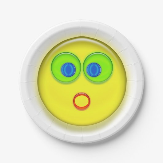 Papieren Bord - verrassend gezicht (Voorkant)