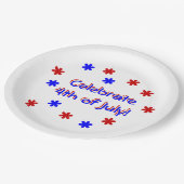 Papieren Bord - vierde juli gevierd (Gekanteld)