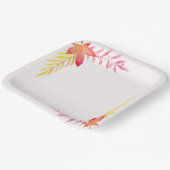 Papieren bord vierkant 23 x 23 cm (Gebogen)