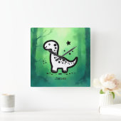 Papieren Bord Vierkante Klok (Huis)