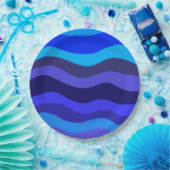 Papieren bord voelt zich blauw (Feest)
