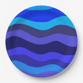 Papieren bord voelt zich blauw