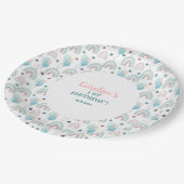 Papieren Bord voor de 1e verjaardag. (Gekanteld)