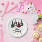 Papieren Bord voor kerstfeest (Feest)