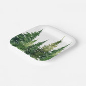 Papieren Bord - Waterverf bos (Gebogen)