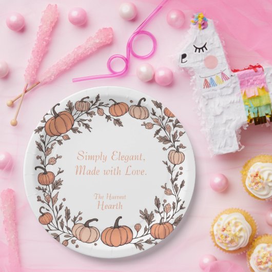 Papieren Bord (wit) (Feest)