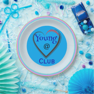 Papieren bord Young at Heart Club