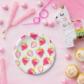 Papieren Bord zoete aardbei (Feest)