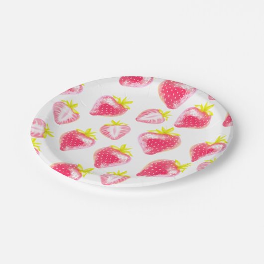Papieren Bord zoete aardbei (Gekanteld)