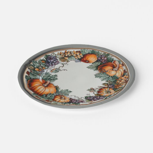 Papieren Borden, 17,78 cm Rond Papier Bord (Gekanteld)