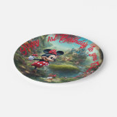 Papieren Borden, 7-inch Bord rondom papier (Gekanteld)