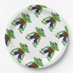 Papieren Borden 9-inch/groenboek Bordje