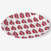 Papieren Borden 9-inch/Vampierlips Papieren Bordje (Gekanteld)