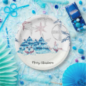 Papieren Borden 9 inch voor kerstfeest Papieren Bordje (Feest)