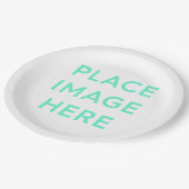 Papieren Borden, 9" Papieren Bordje (Gekanteld)