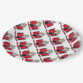 Papieren Borden 9"/Vampire Papieren Bordje (Gekanteld)