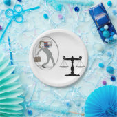 Papieren Borden advocaat Papieren Bordje (Feest)