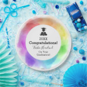 Papieren Borden Afstuderen Waterverf Kijk HAMbyWG Papieren Bordje (Feest)