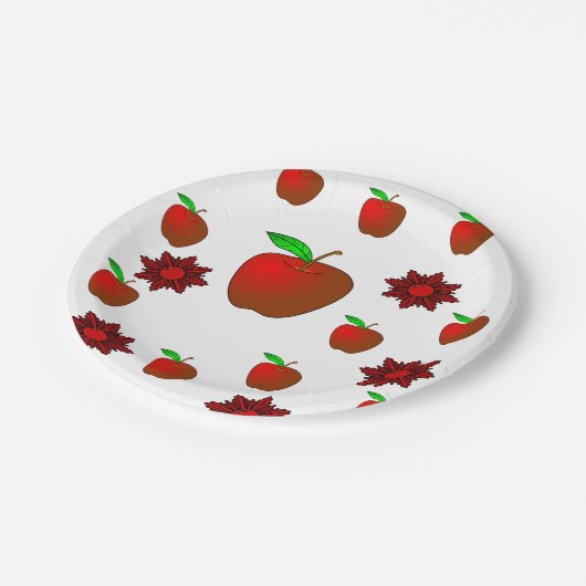 Papieren borden Appels Papieren Bordje (Gekanteld)
