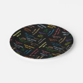 Papieren Borden april, 19 oktober Papieren Bordje (Gekanteld)