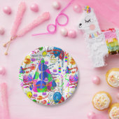 Papieren Borden augustus, 26 oktober Papieren Bordje (Feest)