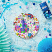 Papieren Borden augustus, 5 verjaardag Bordje (Feest)