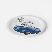 Papieren Borden auto-salesman Papieren Bordje (Gekanteld)