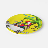 Papieren Borden, Beach Fun Papieren Bordje (Gekanteld)