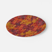 Papieren borden bladeren papieren bordje (Gekanteld)