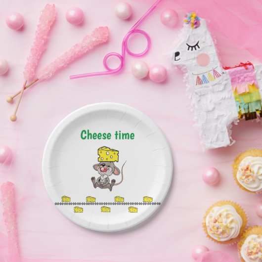 Papieren Borden, Borden op basis van kaastijd Papieren Bordje (Feest)