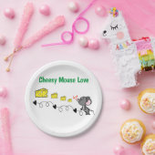 Papieren Borden, Borden van kaasmakerij Bordje (Feest)