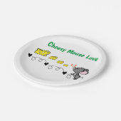 Papieren Borden, Borden van kaasmakerij Bordje (Gekanteld)